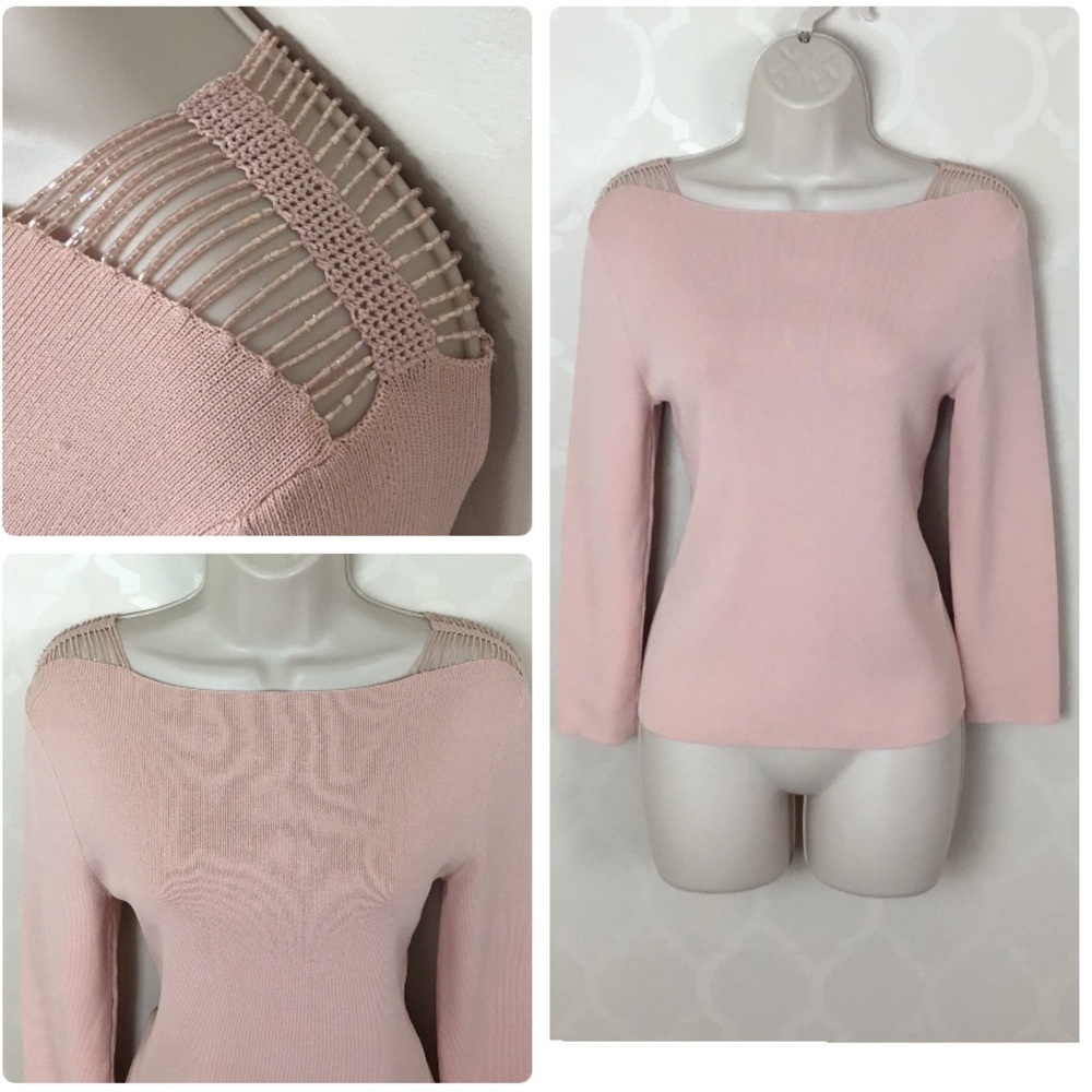 THE LIMITED SHOULDER BEAD TOP